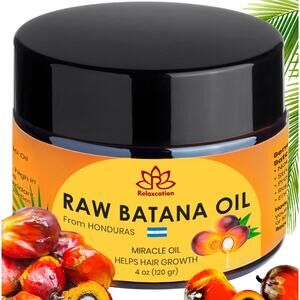 100% Raw Batana Oil Organic for Hair Growth, Prevent Hair Loss